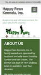 Mobile Screenshot of happypawskennels.com